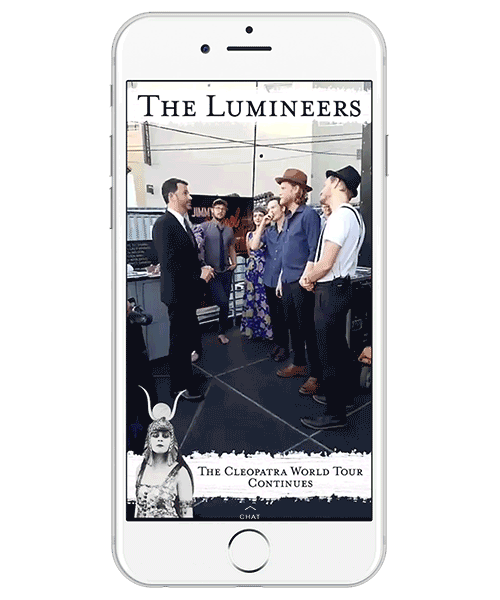 The Lumineers Snapchat