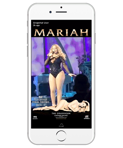 Mariah Carey Snapchat Filter
